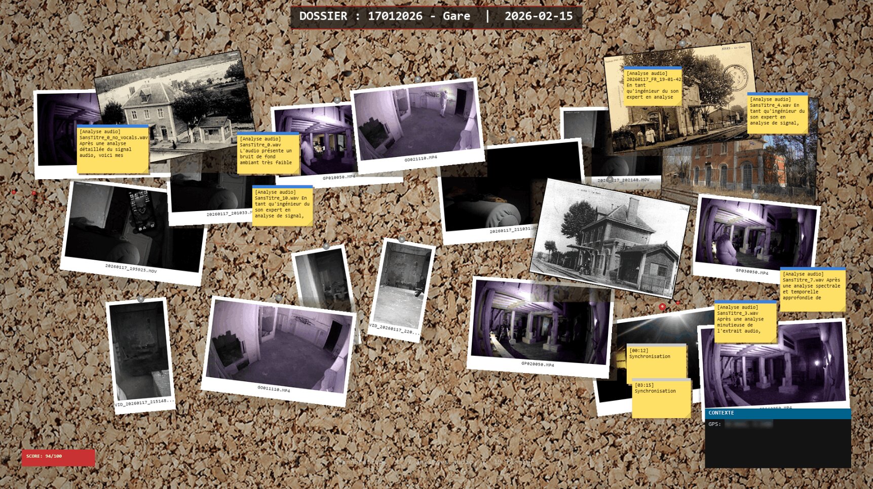 Tableau d'Enquete IA — Board genere par Gemini