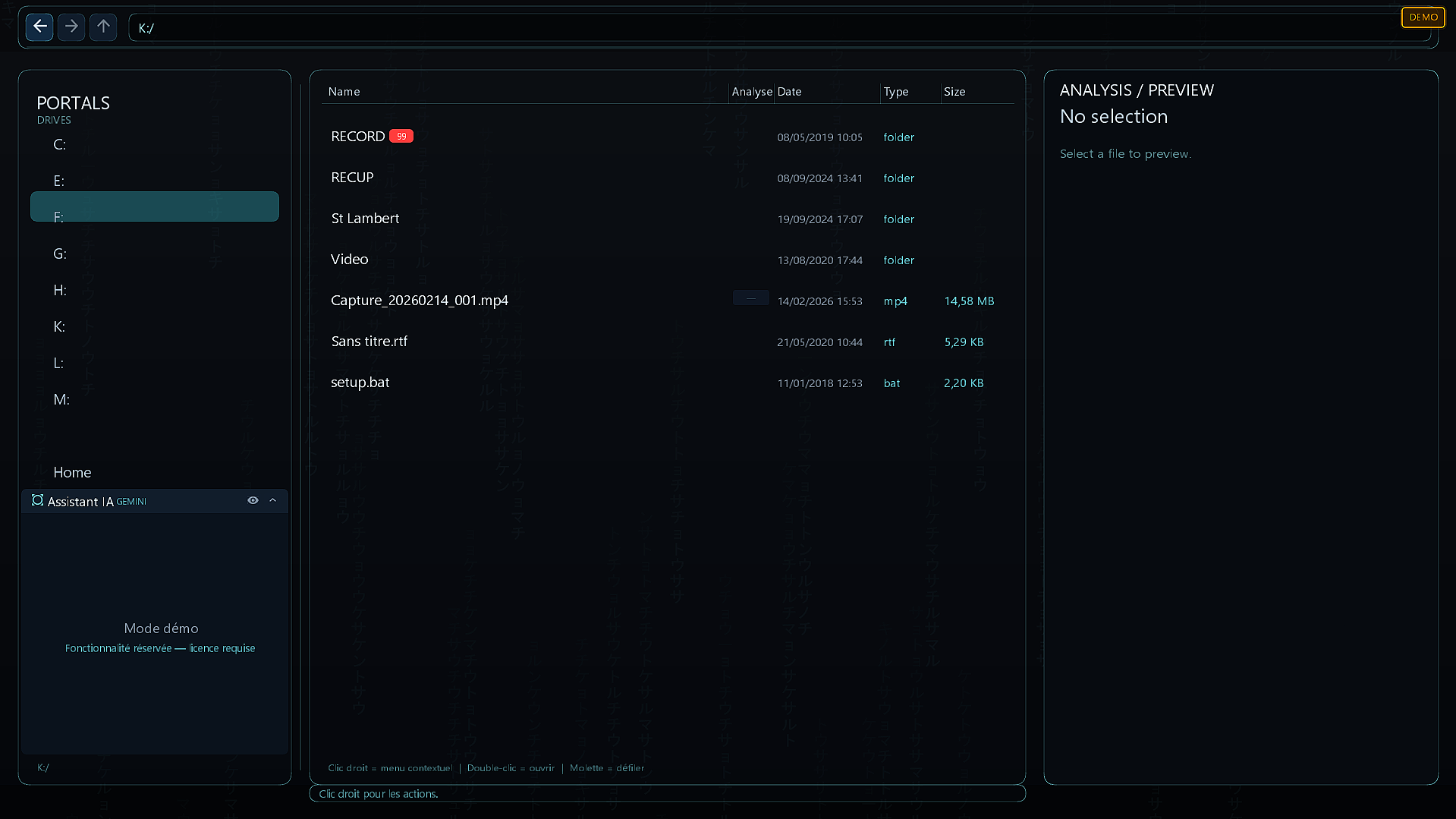 Explorateur de fichiers — Navigation