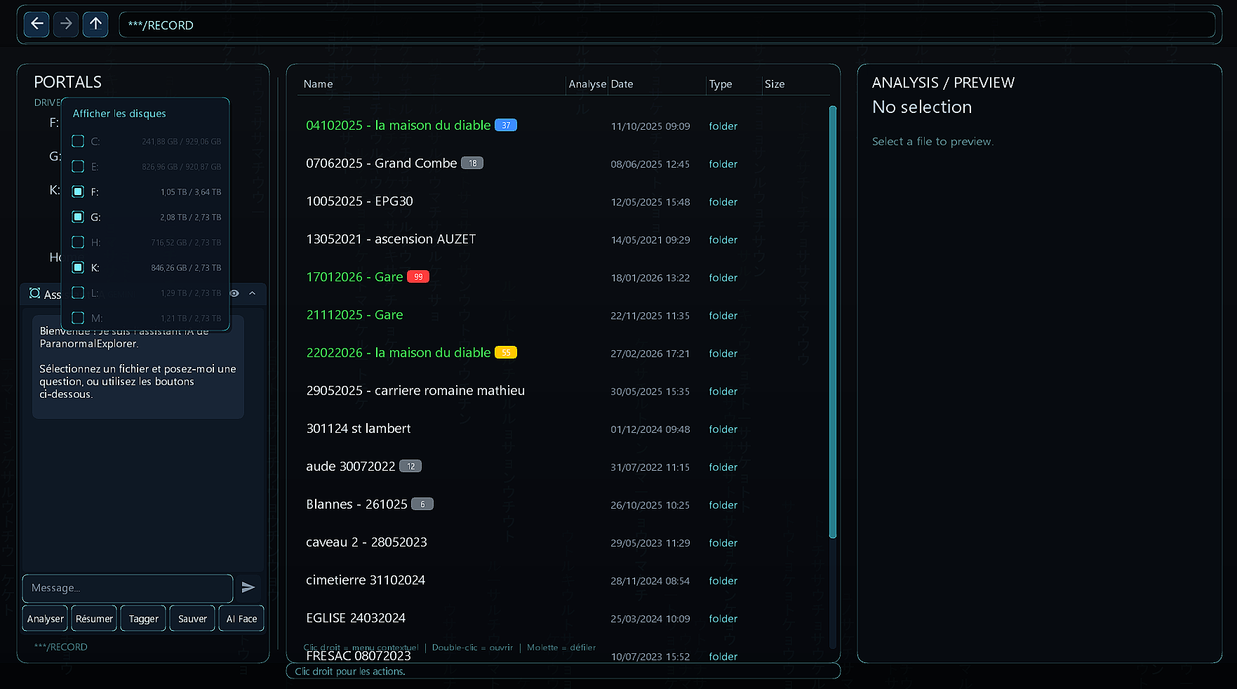 Explorateur de fichiers — Visibilite des disques